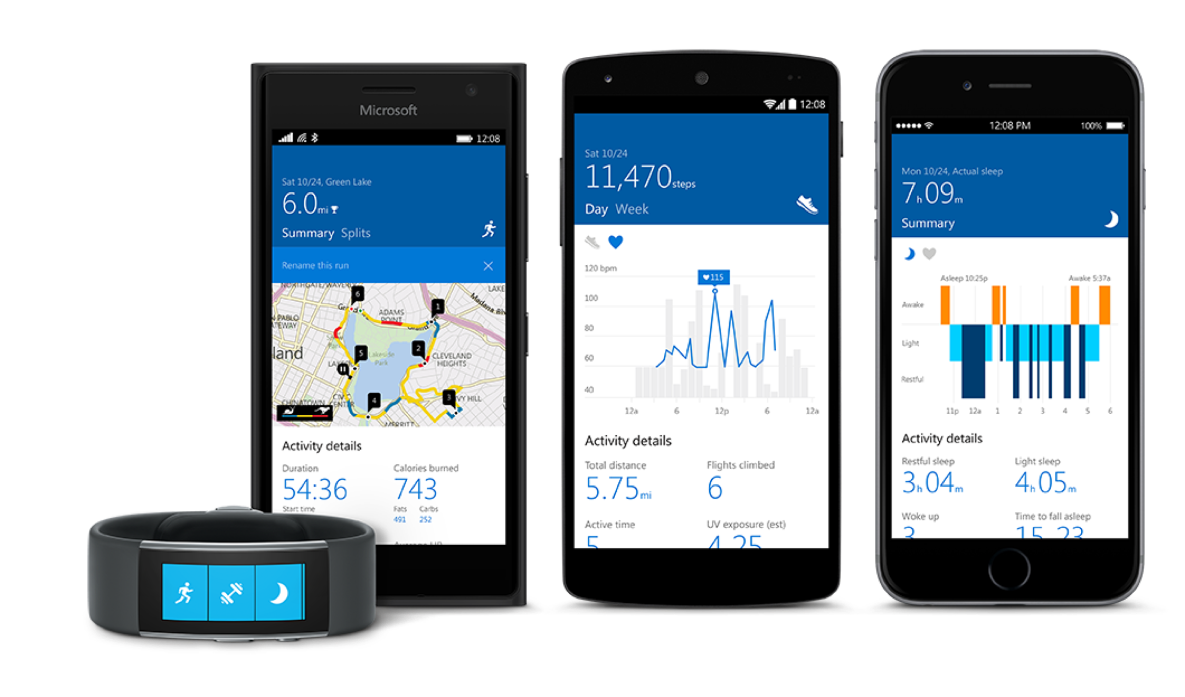 Microsoft Band app