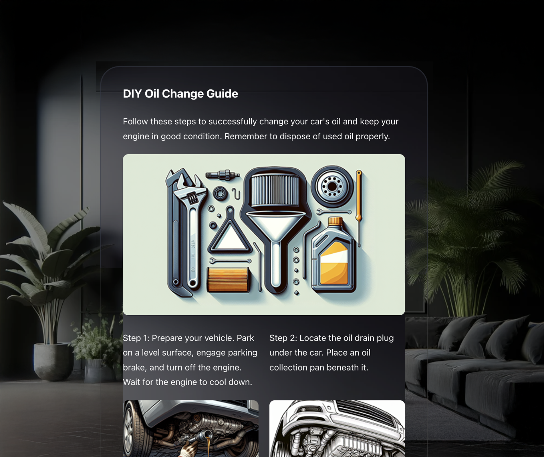 Generative UX prototype